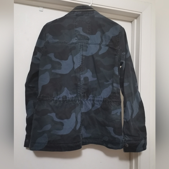 Abercrombie & Fitch Blue Camo Jacket - Picture 2 of 7